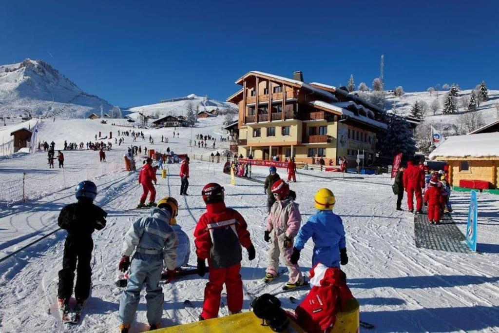 Appartement Montagne La Vallee Verte Coeur Station Hirmentaz Bellevaux Екстериор снимка