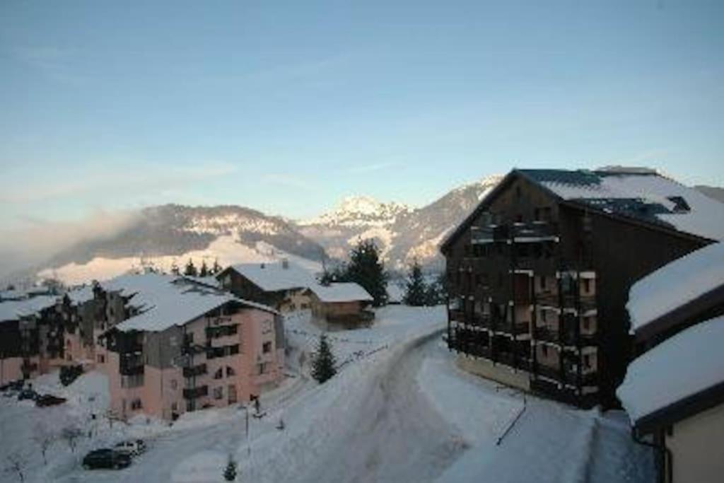 Appartement Montagne La Vallee Verte Coeur Station Hirmentaz Bellevaux Екстериор снимка